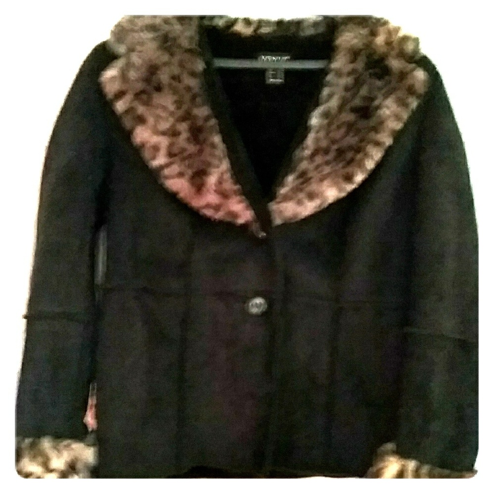 Faux suede jacket. nwot